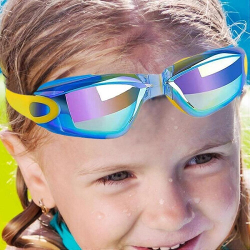 Kids Swim Goggles, Compact, AntiFog for , , Teens Blue 1