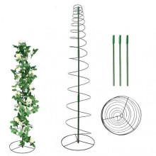 Trellis for climbing plants, garden spinner  rustresistant spiral support obelisk