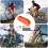 Bicycle Front Frame Bag,,, Organiser for Mobile Orange 3