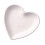 Ceramic Heart Shaped Fruit Plate for Birthday and Wedding White 1