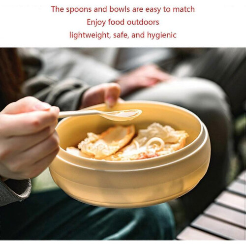 Camping Tableware Sets Dishwasher Safe Plates Bowls Cups Reusable 2