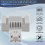 White Plastic 4 Pin 2D Tube Bulb Fluorescent Ballast 4