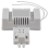 White Plastic 4 Pin 2D Tube Bulb Fluorescent Ballast 1
