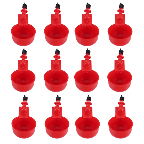 12 pezzi di abbeveratoio per polli con riempimento automatico, abbeveratoio per pollame 2