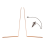 2Pcs Copper Dowsing Rods Spiritual Divining Rods Flexible Copper Rod 3
