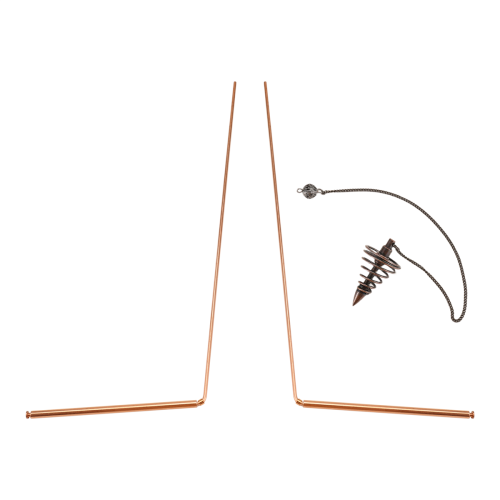 2Pcs Copper Dowsing Rods Spiritual Divining Rods Flexible Copper Rod 2