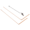 2Pcs Copper Dowsing Rods Spiritual Divining Rods Flexible Copper Rod 2