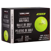 Kirkland Signature Yellow Golf Balls 24 pieces
