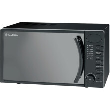 Russell Hobbs RHM1714B 17 Litre 700 W Black Digital Solo Microwave with 5 Power Levels, Digital Clock and Timer