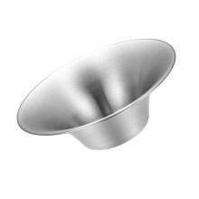 Stainless steel Dessert bowls Cups Noodles Pots Fruit bowls Bowl Kitchen Serving bowl Easy to use Silver 25cm