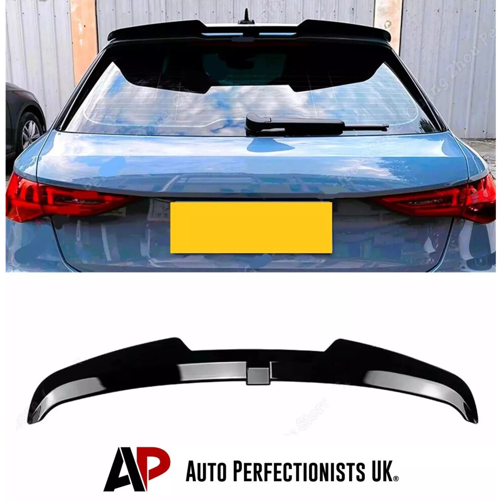 For Audi A3 S3 Rs3 8Y Rear Gloss Roof Spoiler Lip Wing Kit 2020+ Black 5061072663635