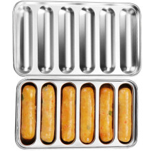 Stainless Steel Sausage Mould with Lid, Easy Removal DIY Hot Dog Mould