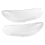 Pair(Left+Right)for Scirocco 2008-14 Headlight Lens Cover Transparent 2
