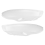 Pair(Left+Right)for Scirocco 2008-14 Headlight Lens Cover Transparent 3