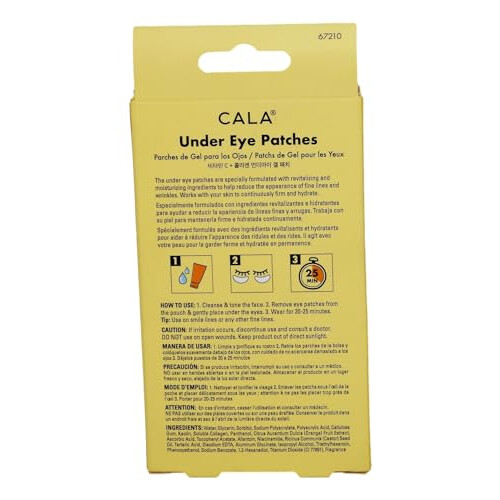 Cala Collagen & gold hydrogel under eye patch 10 count 10 Count 2