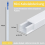 4M Electrical Cable Trunking, Cable Concealer on Wall for One Cord 4