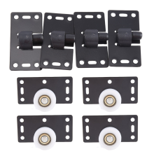 4 set di rulli per porte scorrevoli, pulegge, ruote in nylon lisce e silenziose