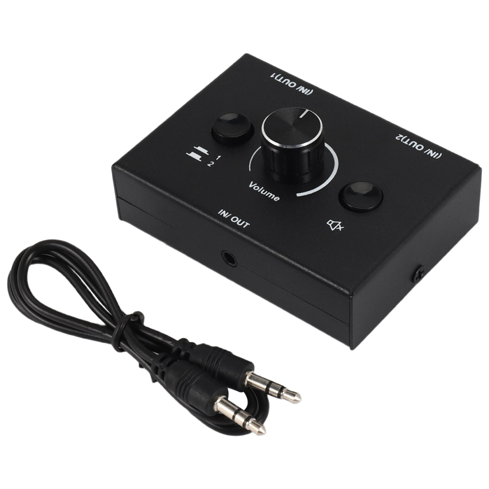 3.5Mm 2 Input 1 Output/1 Input 2 Output Audio Splitter Switcher 4711531789215