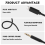 Car AUX Cable for iPhone Audio Cable Aux Cable to 3.5mm Premium Audio 4