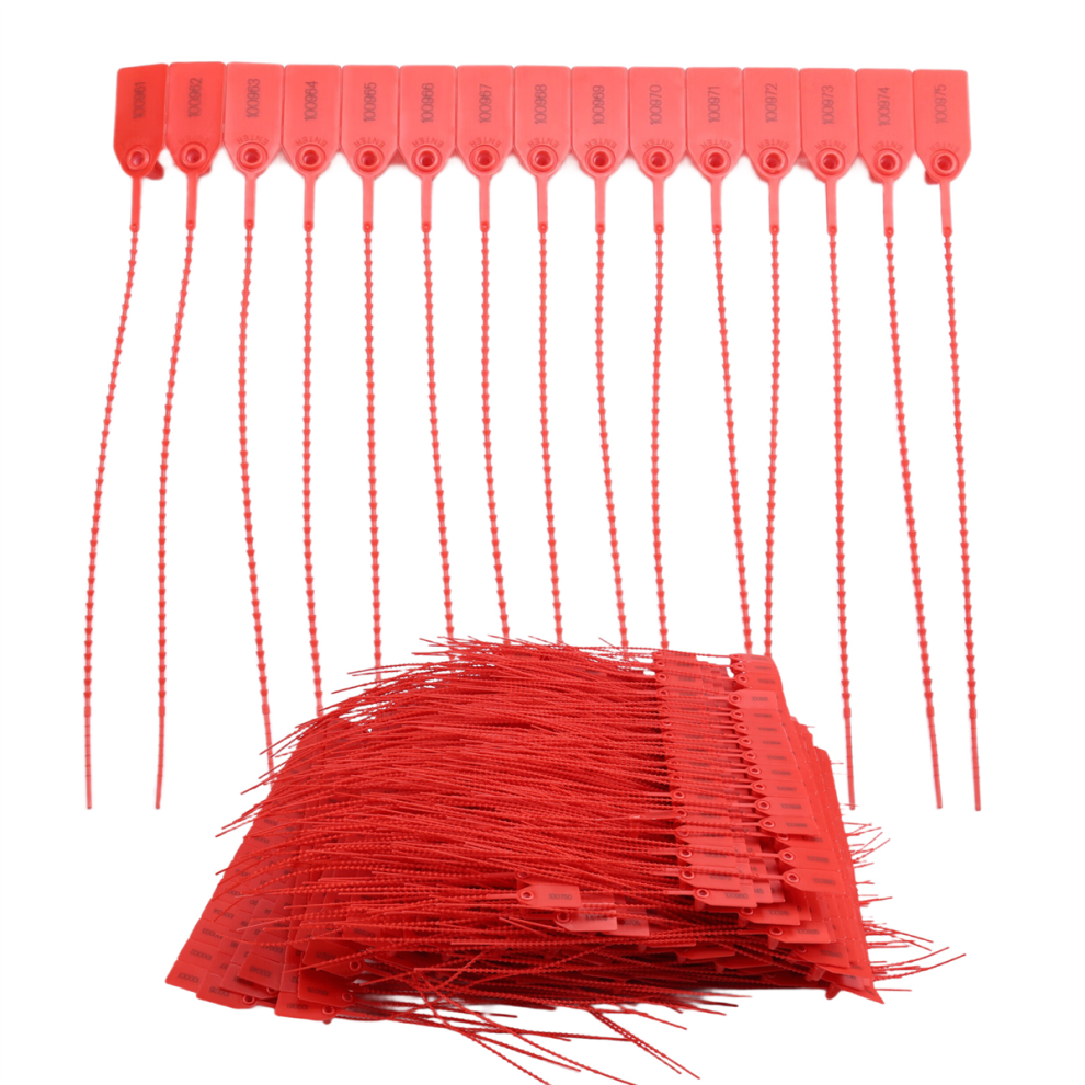 1000 Pcs Plastic Tamper Seals Fire Extinguisher Tags Security Tags