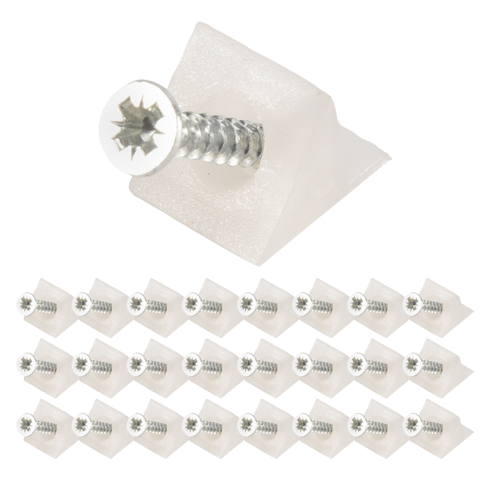 50 Pcs Drawer Supports, With Screws For Furniture 4851013903866