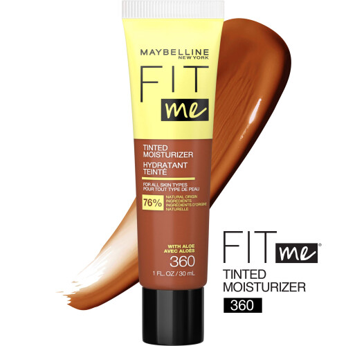 Maybelline Maybelline Fit Me Tinted Moisturizer Natural Coverage Face Makeup 360 1 Count 2