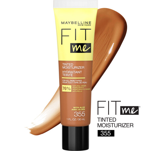 Maybelline Maybelline Fit Me Tinted Moisturizer Natural Coverage Face Makeup 355 1 Count 2