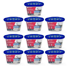 Haltons Pack of 10 500ml Moisture Absorber Dehumidifiers Condensation Remover for Damp, Mould, Home & Kitchen