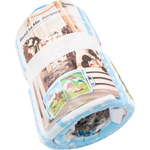 Shannon FABRICS Minky Cuddle Kit Leia para mim Barnyard 28 polegadas 2