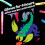 Crayola Crayola Glow Fusion, Σετ Ζωγραφικής Φωσφορίζοντος, 5 Μαρκαδόροι Φωτός, Σελίδες Ζωγραφικής 4
