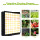 (Black, US Plug) Full Spectrum Grow Light Vegetable Lamp 12