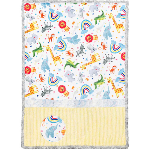 Minky Lullaby Animal Crackers Cuddle Kit Shannon Fabrics 2