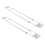 RV Secure Adjustable Bars, Food Stabilizers for RV Refrigerator (2Pc) 1