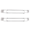 RV Secure Adjustable Bars, Food Stabilizers for RV Refrigerator (2Pc) 2