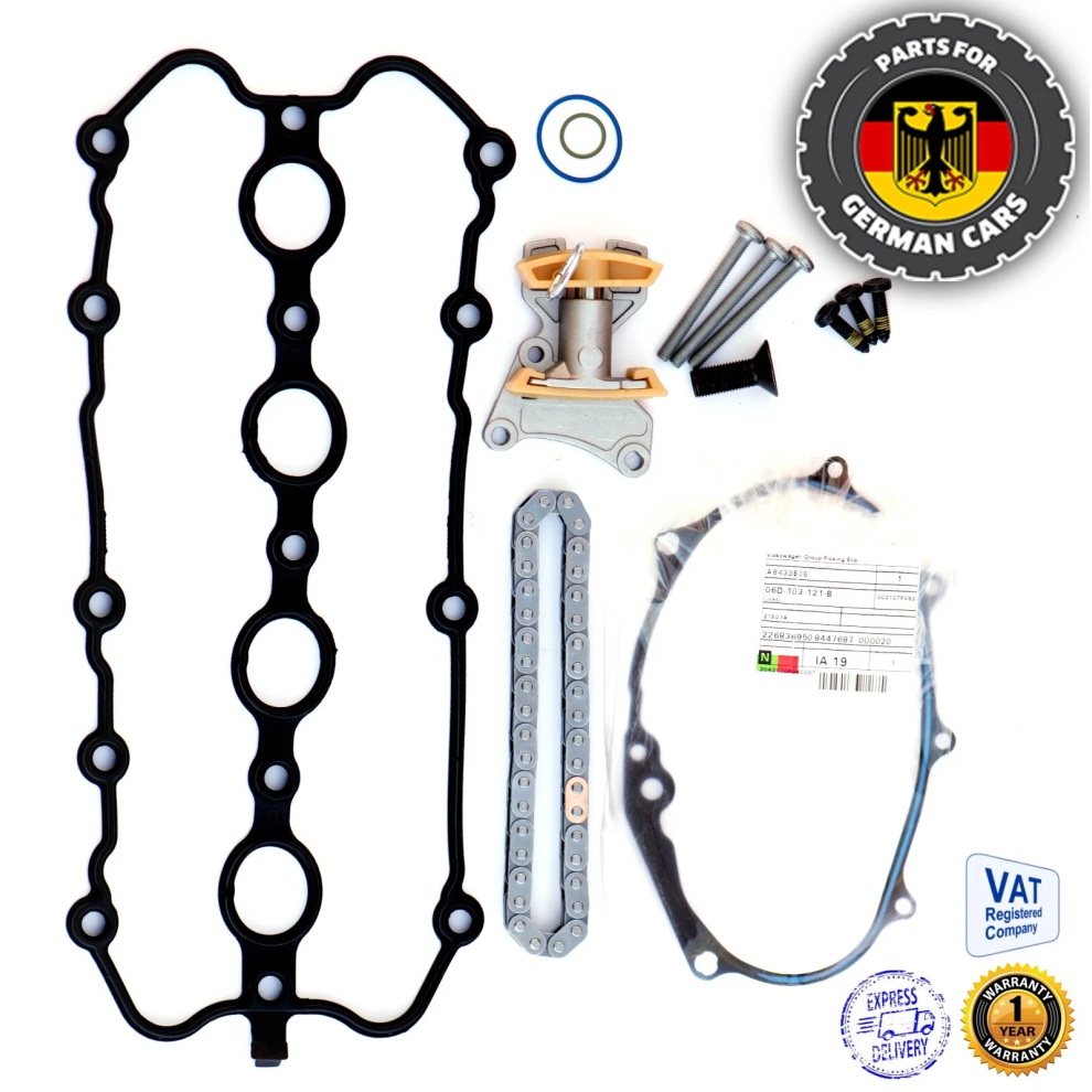 Vw Golf 2.0T Gti / 2.0 Fsi / 2.0 Tfsi Cam Timing Chain & Tensioner Kit 658791935355