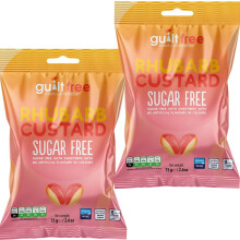 (Pack of 2) Sugar Free Rhubarb & Custard Sweets 75g