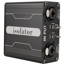 GX200 Audio Isolator Dual-Channel 6.5 XLR Mixer Audio Isolator