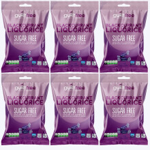 (Pack of 6) Sugar Free Blackcurrant & Liquorice Sweets 75g
