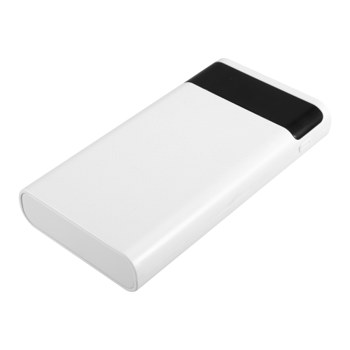 Πλακέτα τροφοδοσίας 20000MAh για μπαταρία 6X18650, θήκη Powerbank DIY (λευκή) 1