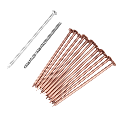 Kit de pregos de cobre para matar árvores, pregos de cobre puro de 3,5 polegadas a granel 2