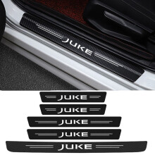(5 stuks) Deurdrempelstripstickers voor auto-interieur, waterdichte sticker voor Nissan Juke met Serena-logo