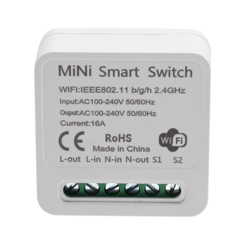 Mini Smart WiFi-reläbrytare, DIY-timerlampbrytarmodul 2