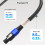 Cable Matters 4-Pack, Conector de Cabo de Alto-Falante 4-Pólos - OD Máx 8.5mm/0.33 polegadas, Compatível com Neutrik Speakon 4