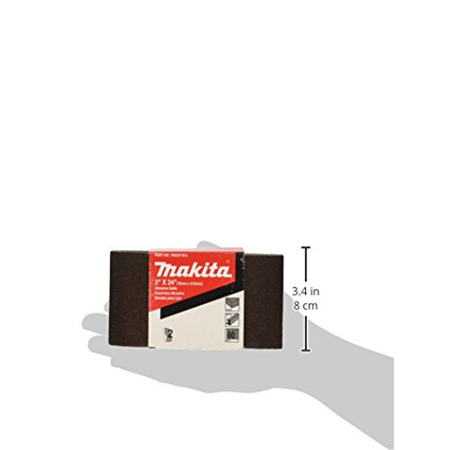 Makita Makita 742312-8C Cinta de lixa abrasiva de 3 x 24 polegadas, gro 80 (10/Pk) 2