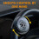 Rayfun No Tool Required Easy Set Up Silicone Steering Wheel Spinners for Automobiles 4