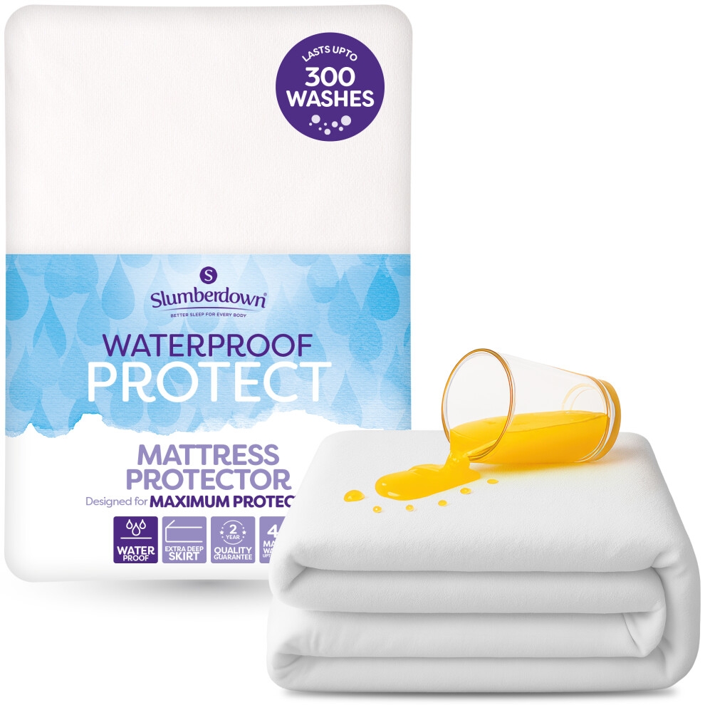 (Single) Waterproof Protect Mattress Protector, Single