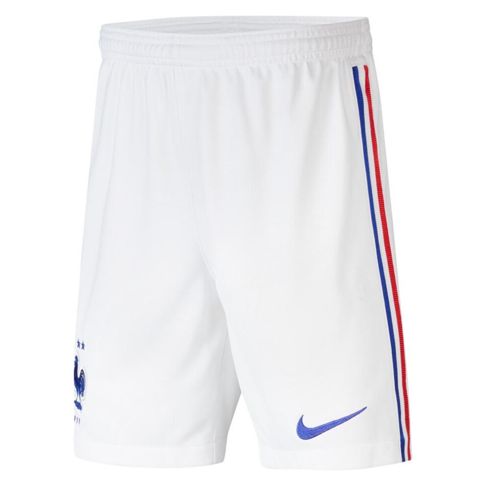 (LB) 2020-2021 France Nike Away Shorts (White) - Kids