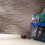 FASDE Waves Decorative Vinyl 18in x 24in Backsplash Panel in Brushed Nickel (5 Pack) 4