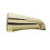 Westbrass E531-1F-01 5-1/4"""" standaard frontaansluiting kuipuitloop gepolijst messing 4