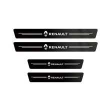 (4Pcs Car Door) Suitable for Renault Fluence Captur Megane Clio Kadjar Talisman Arkana RS   car threshold